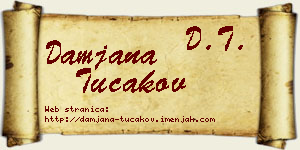 Damjana Tucakov vizit kartica